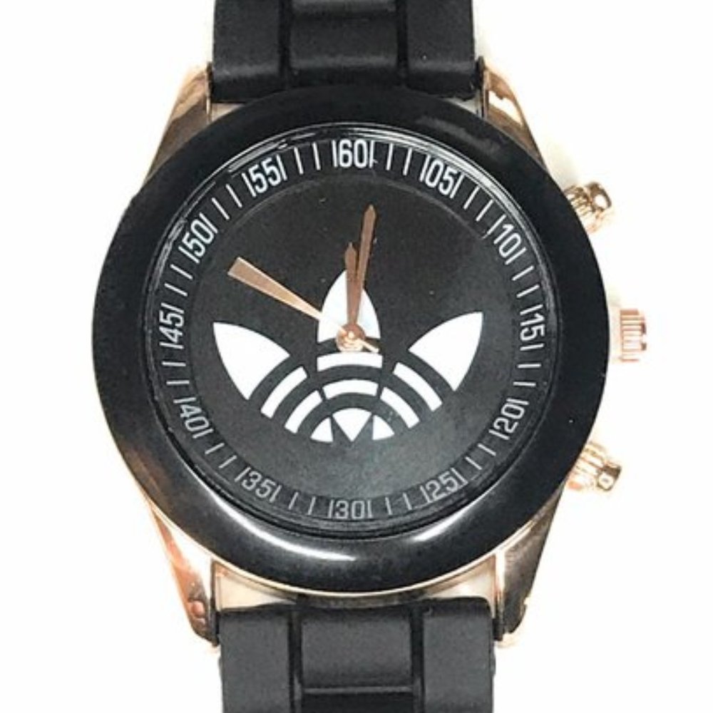Black Adidas Watch with Silicone Band NWOT - Picture 6 of 7